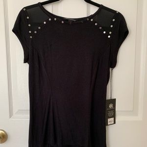 Rock&Republic Black Blouse Size Small NWT